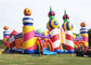Trẻ em Người lớn Polyvinyl Chloride công viên giải trí lâu đài bouncy đường khâu bốn mũi