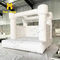 10ft PVC White Wedding Castle Inflatable Bouncer House cho người lớn Phòng cháy
