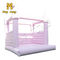 PVC Pink Wedding Inflatable Bounce House 0.55mm 13ft Castle Chống tia cực tím