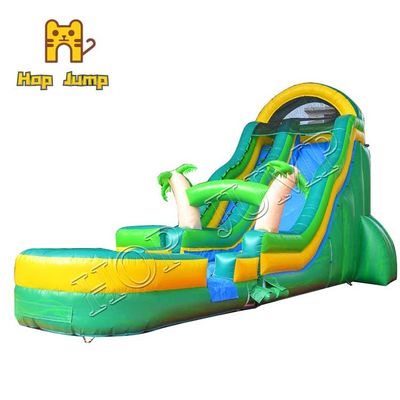 Summer Tropical Slide 1000D Vinyl Kids Wet Dry Slide Giải trí ngoài trời